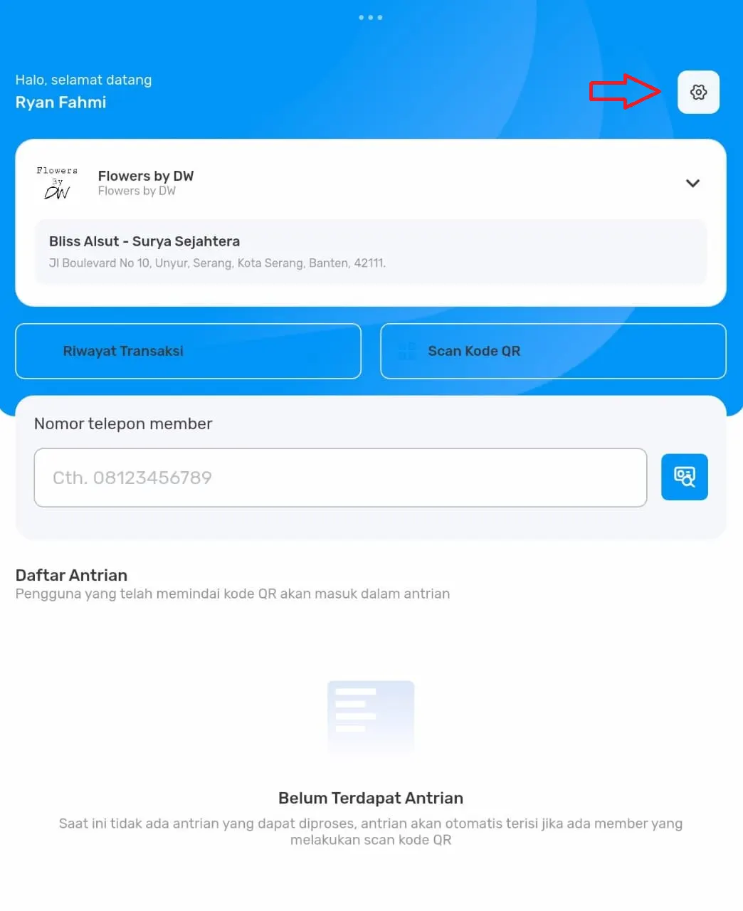 cara mengubah password akun bliss